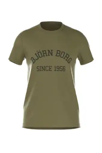 Wehkamp Björn borg t-shirt met tekst olijfgroen aanbieding