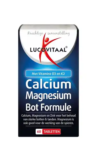Wehkamp Lucovitaal calcium magnesium bot formule - 60 tabletten aanbieding