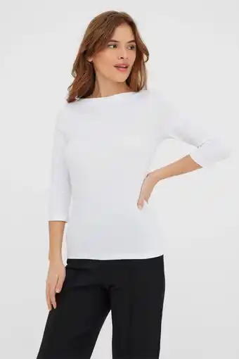 Wehkamp Vero moda top vmpanda wit aanbieding