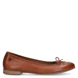 Wehkamp No stress leren ballerina's cognac aanbieding