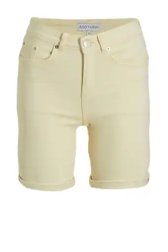 Wehkamp Anytime denim short ecru aanbieding