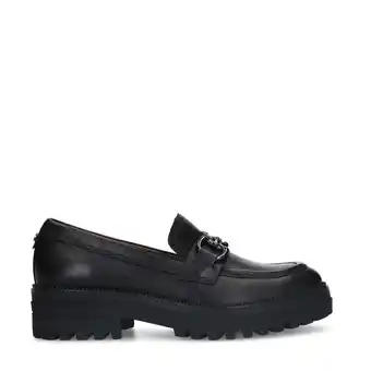 Wehkamp No stress   chunky leren loafers met gesp zwart aanbieding