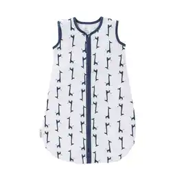 Wehkamp Fresk baby slaapzak muslin 2-laags giraf blauw aanbieding