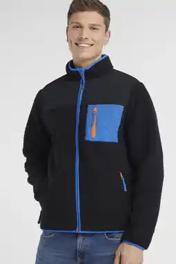 Wehkamp Anytime teddy fleece vest zwart aanbieding