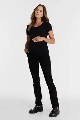 Wehkamp Love2wait skinny fit zwangerschapsjeans grace zwart aanbieding