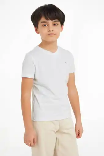 Wehkamp Tommy hilfiger t-shirt wit aanbieding