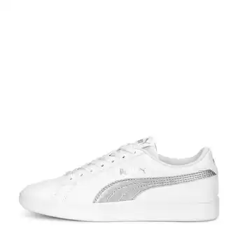 Wehkamp Puma smash v2 metallics sneakers wit/zilver aanbieding