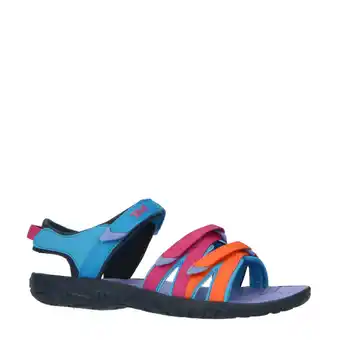 Wehkamp Teva  tiener sandalen blauw/oranje/roze aanbieding