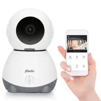 Wehkamp Alecto smartbaby10 wifi babyfoon met camera, wit/grijs aanbieding