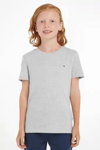Wehkamp Tommy hilfiger t-shirt grijs melange aanbieding