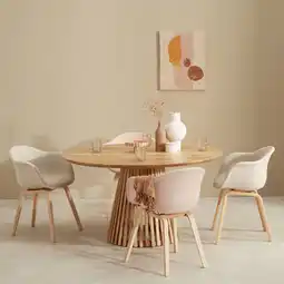 Wehkamp Wehkamp home eetkamertafel sansa (⌀140 cm) aanbieding