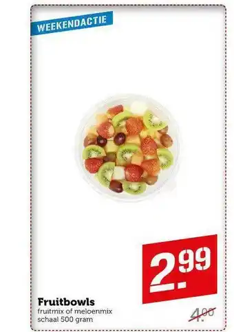 CoopCompact Fruitbowls Fruitmix Of Meloenmix aanbieding