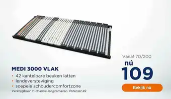 TotaalBED Medi 3000 Vlak aanbieding