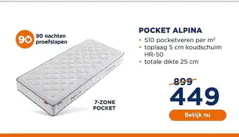 TotaalBED Pocket Alpina aanbieding