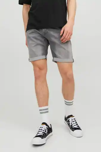 Wehkamp Jack & jones jeans intelligence regular fit short jjirick grey denim aanbieding