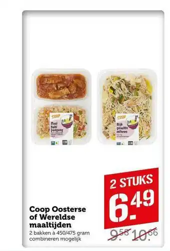 CoopCompact Coop Oosterse Of Wereldse Maaltijden aanbieding