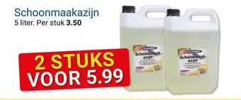 Kluswijs Schoonmaakazijn 5 Liter aanbieding