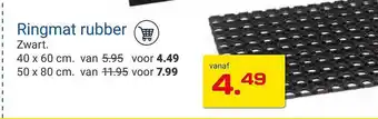 Kluswijs Ringmat Rubber aanbieding