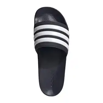 Wehkamp Adidas performance adilette shower badslippers donkerblauw/wit aanbieding