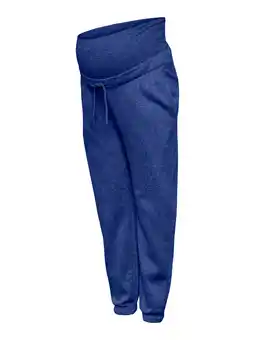 Wehkamp Pieces maternity high waist regular fit zwangerschapsjoggingbroek pmchilli hardblauw aanbieding
