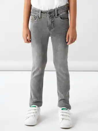 Wehkamp Name it kids skinny jeans nkmpete dark grey denim aanbieding