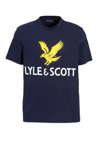 Wehkamp Lyle & scott t-shirt donkerblauw aanbieding