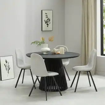 Wehkamp Wehkamp home eetkamertafel sansa (⌀120 cm) aanbieding