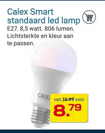 Kluswijs Calex Smart Standaard Led Lamp E27 aanbieding