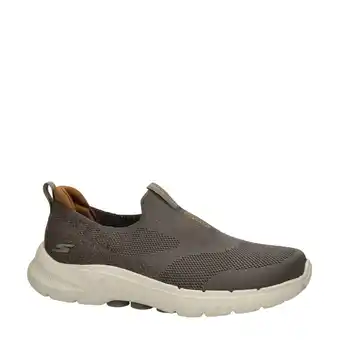 Wehkamp Skechers go walk 6  instappers taupe aanbieding