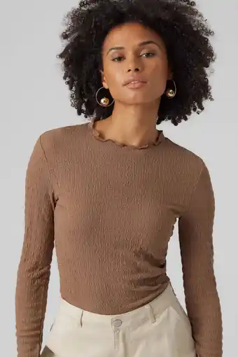 Wehkamp Vero moda top bruin aanbieding