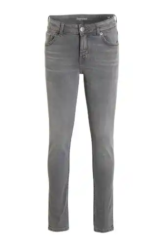 Wehkamp Anytime skinny jeans lichtgrijs aanbieding