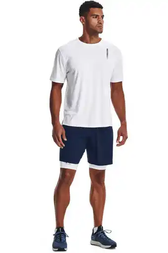 Wehkamp Under armour   sportshort ua woven graphics donkerblauw aanbieding