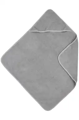Wehkamp Meyco basic badstof badcape grijs aanbieding