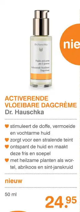 Vitaminstore Dr. Hauschka Activerende Vloeibare dagcreme 50ml aanbieding