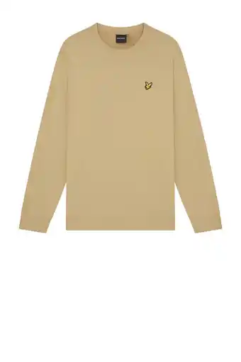 Wehkamp Lyle & scott longsleeve met logo cairngorms khaki aanbieding