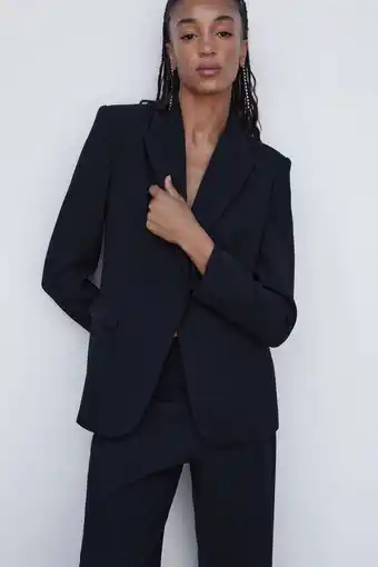 Wehkamp Mango getailleerde blazer zwart aanbieding