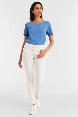 Wehkamp Anytime mid rise skinny jeans white aanbieding