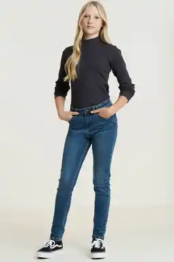 Wehkamp Anytime skinny jeans blue aanbieding