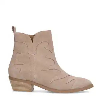 Wehkamp Manfield suède cowboylaarzen beige aanbieding