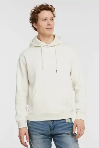 Wehkamp Blend hoodie egret aanbieding