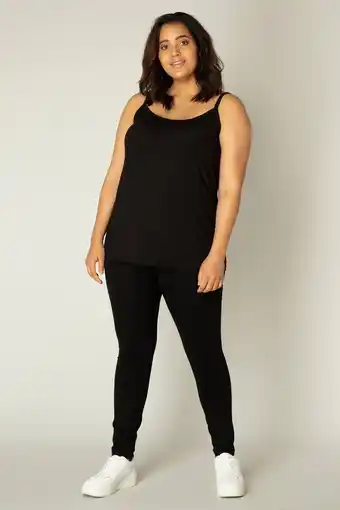 Wehkamp Base level curvy singlet alexa zwart aanbieding