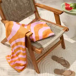 Wehkamp Beachwave strandlaken swirl (180x80 cm) aanbieding