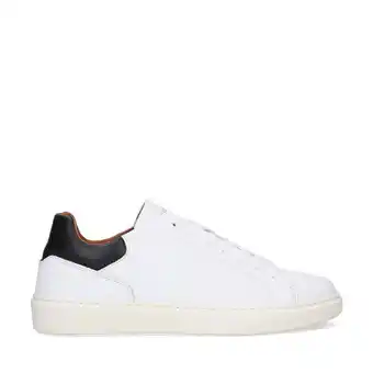 Wehkamp Manfield leren sneakers wit aanbieding