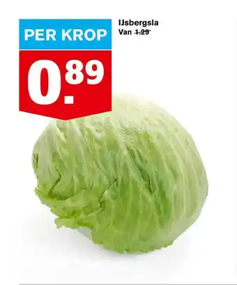 Hoogvliet Ijsbergsla aanbieding