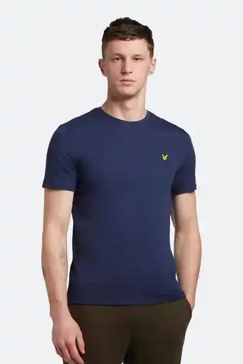 Wehkamp Lyle & scott regular fit t-shirt navy aanbieding