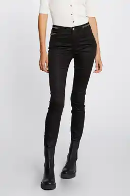 Wehkamp Morgan slim fit broek zwart aanbieding