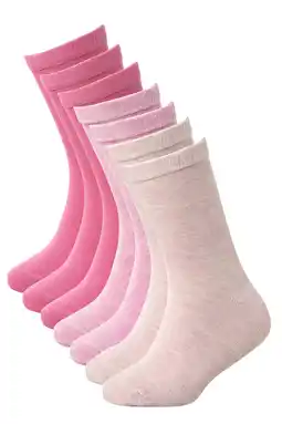 Wehkamp Anytime sokken - set van 7 roze aanbieding