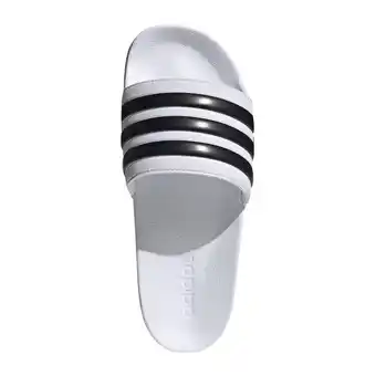 Wehkamp Adidas performance adilette shower badslippers wit/zwart aanbieding