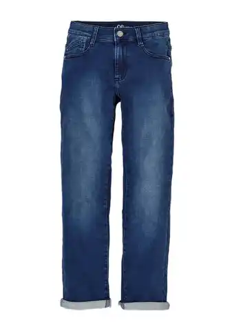 Wehkamp S.oliver regular fit jeans donkerblauw aanbieding