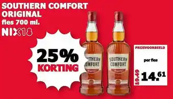 MCD Supermarkt Southern Comfort Original 25% Korting aanbieding